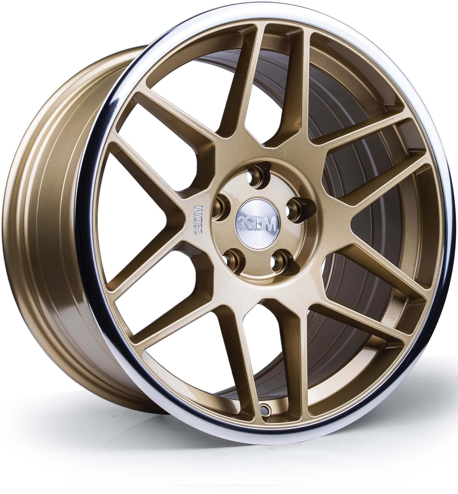 3SDM 0.09 18x9.5 ET40 5x112 Gold Mirror Lip