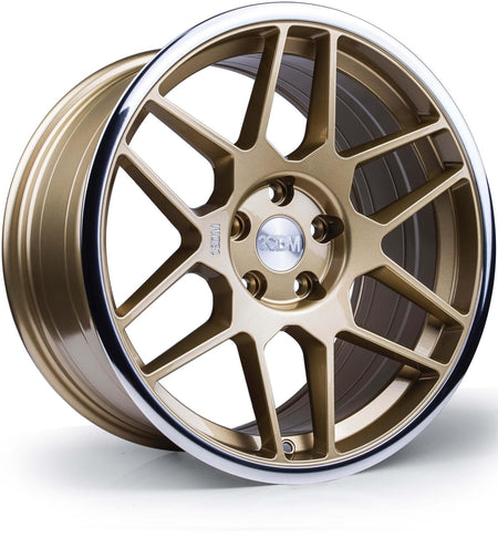 3SDM 0.09 18x9.5 ET40 5x112 Gold Mirror Lip