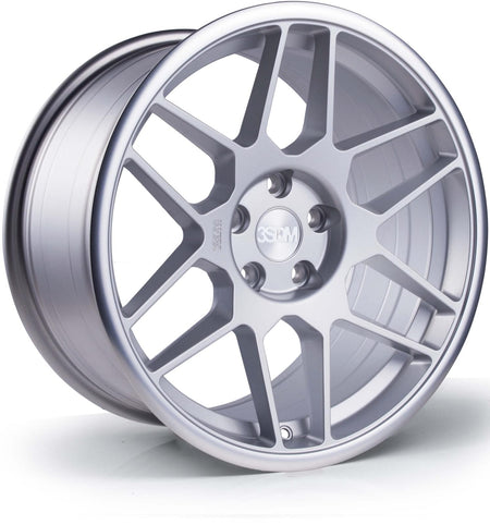 3SDM 0.09-SF 18x8.5 ET35 5x100 Matt Silver Mirror Lip