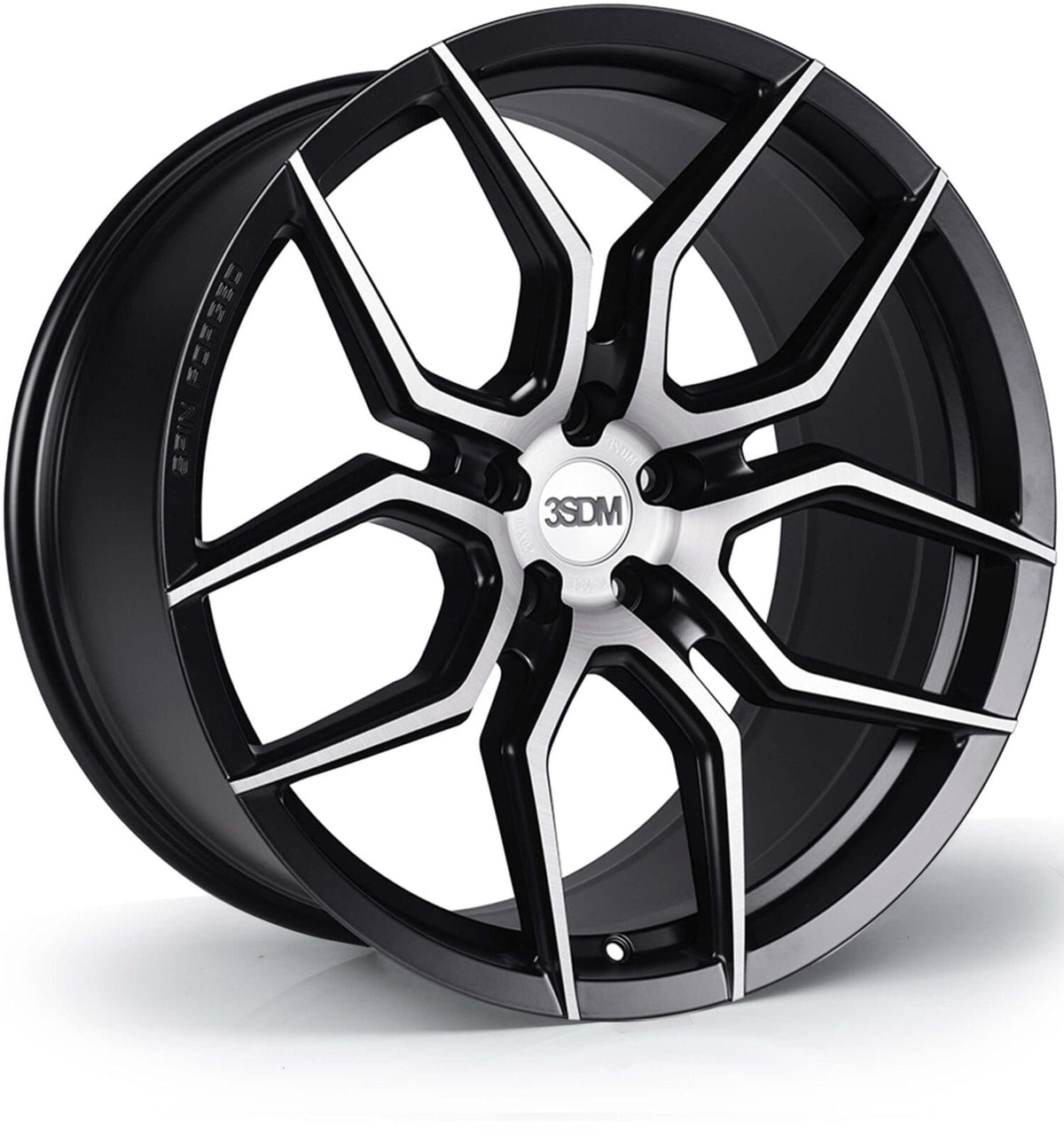 3SDM 0.50SF 20x10 ET35 5x112 Matt Black Brushed Face