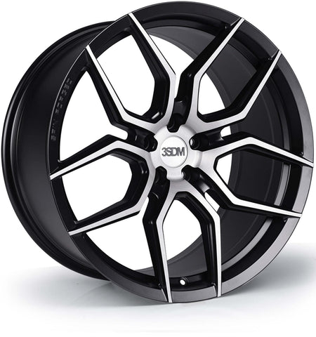 3SDM 0.50SF 20x10 ET35 5x112 Matt Black Brushed Face