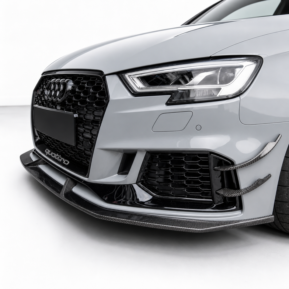 Audi RS3 8V.5 Carbon Fiber Front Bumper Canards