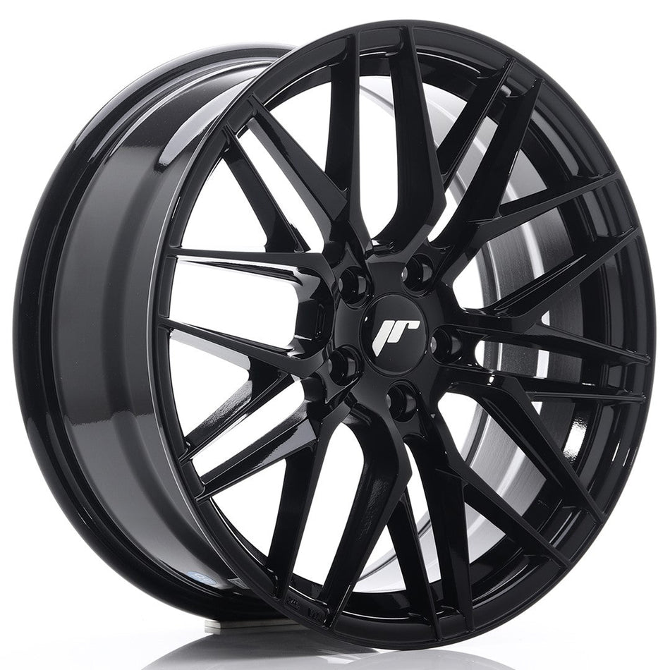 JR Wheels JR28 17x8 ET40 5x112 Glossy Black