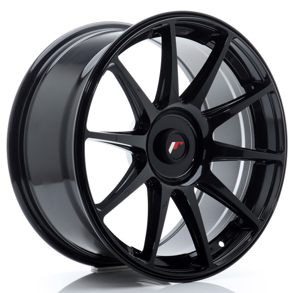 JR Wheels JR11 15x7 ET30 5H Blank Gloss Black