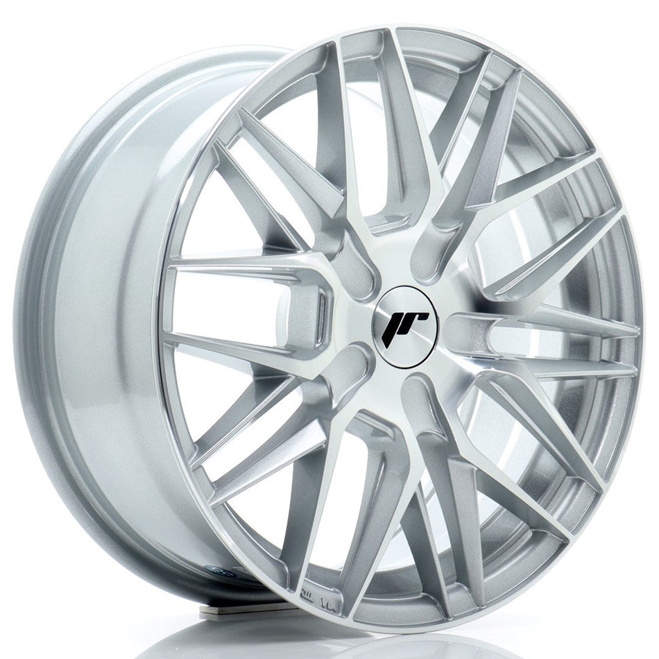 JR Wheels JR28 20x8.5 ET40 5x112 Silver Machined Face
