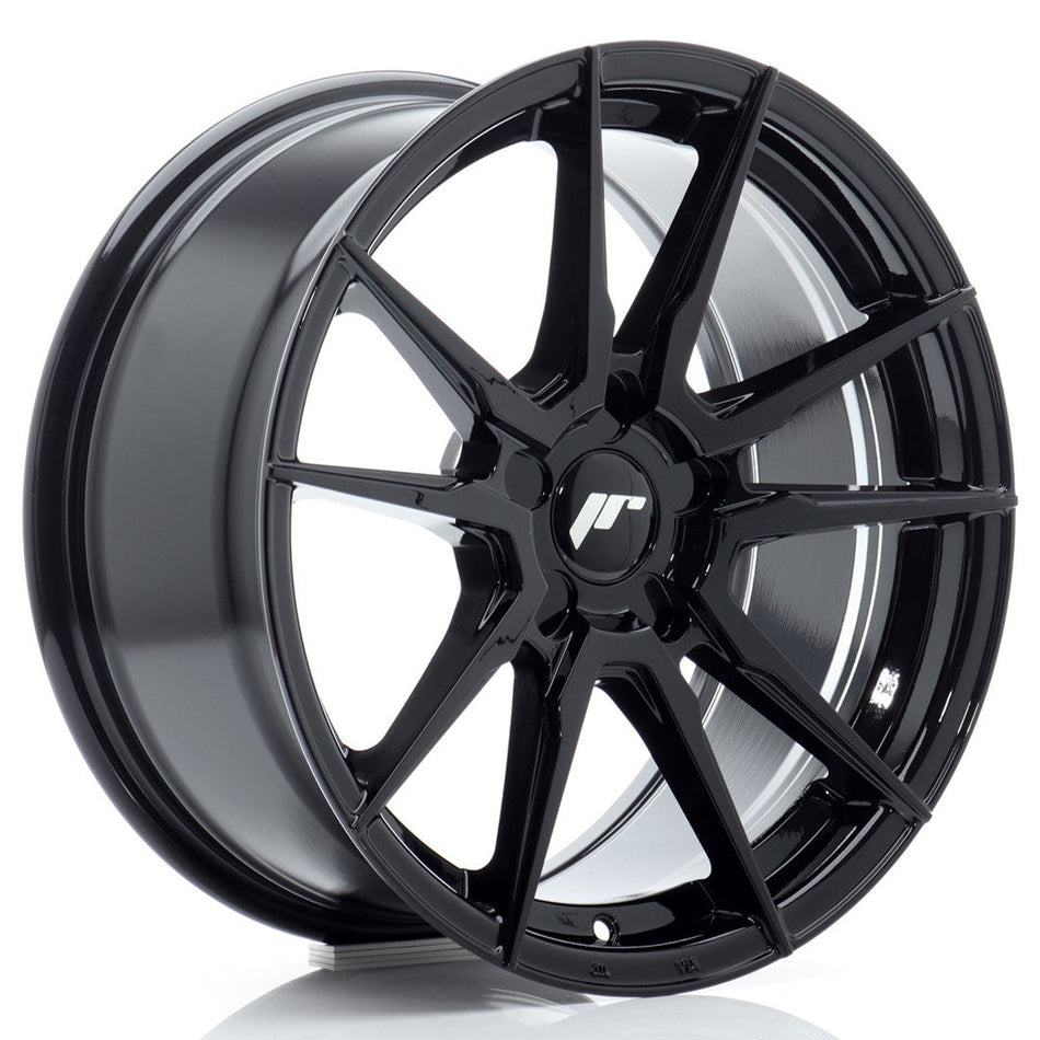 JR Wheels JR21 20x10 ET20-48 5H BLANK Gloss Black