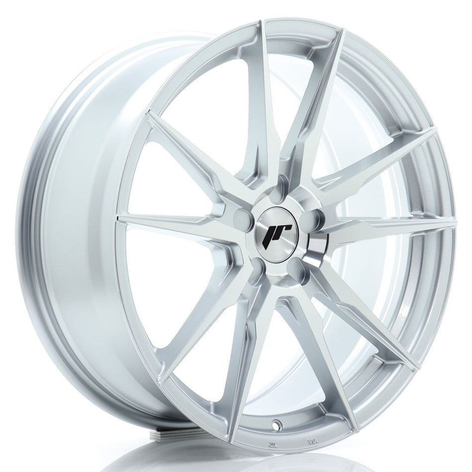 JR Wheels JR21 19x8.5 ET45 5x112 Silver Machined Face