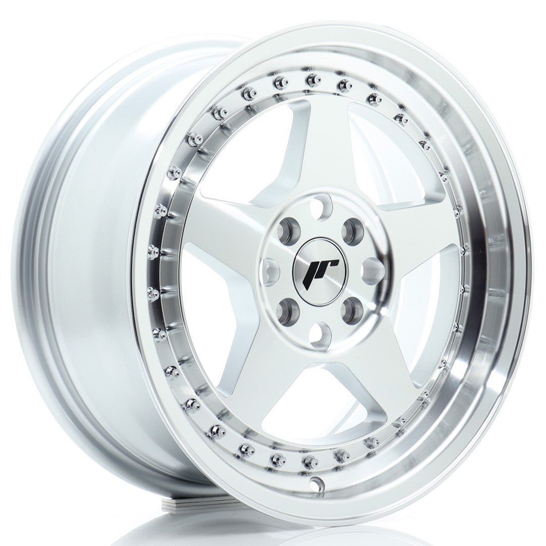 Jr. 6 Rims JR Wheels JR6 16x7 ET35 4x100 Silver Machined Face – Aero Elite