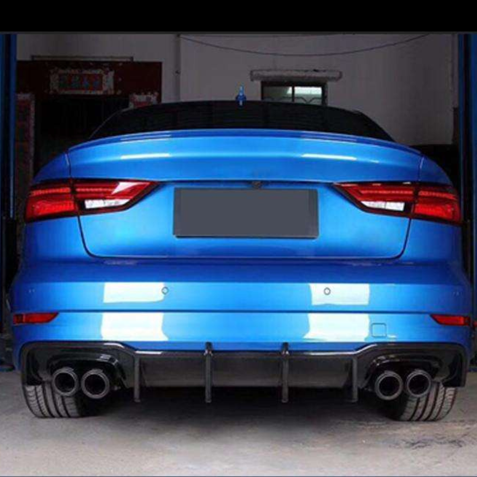 Audi A3 S-Line/S3 8V.5 Carbon Fiber Rear Diffuser V2