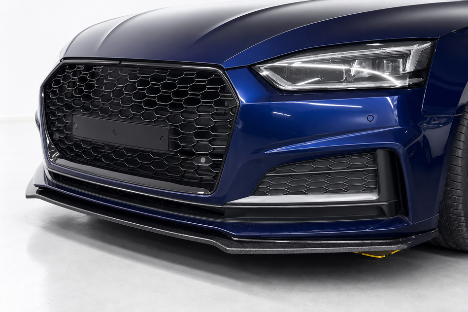 Audi A4 S-Line / S4 B9 Carbon Fibre Front Bumper Lip Splitter