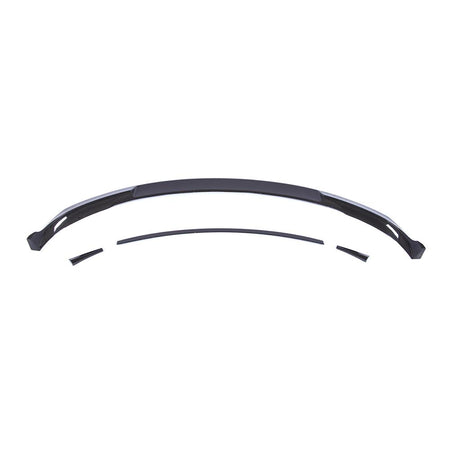 TESLA MODEL 3 CARBON FIBRE FRONT SPLITTER - R STYLE-Splitter-CT CARBON-CT Carbon - High-quality carbon fiber and gloss black aerodynamic parts for premium sports and luxury vehicles.