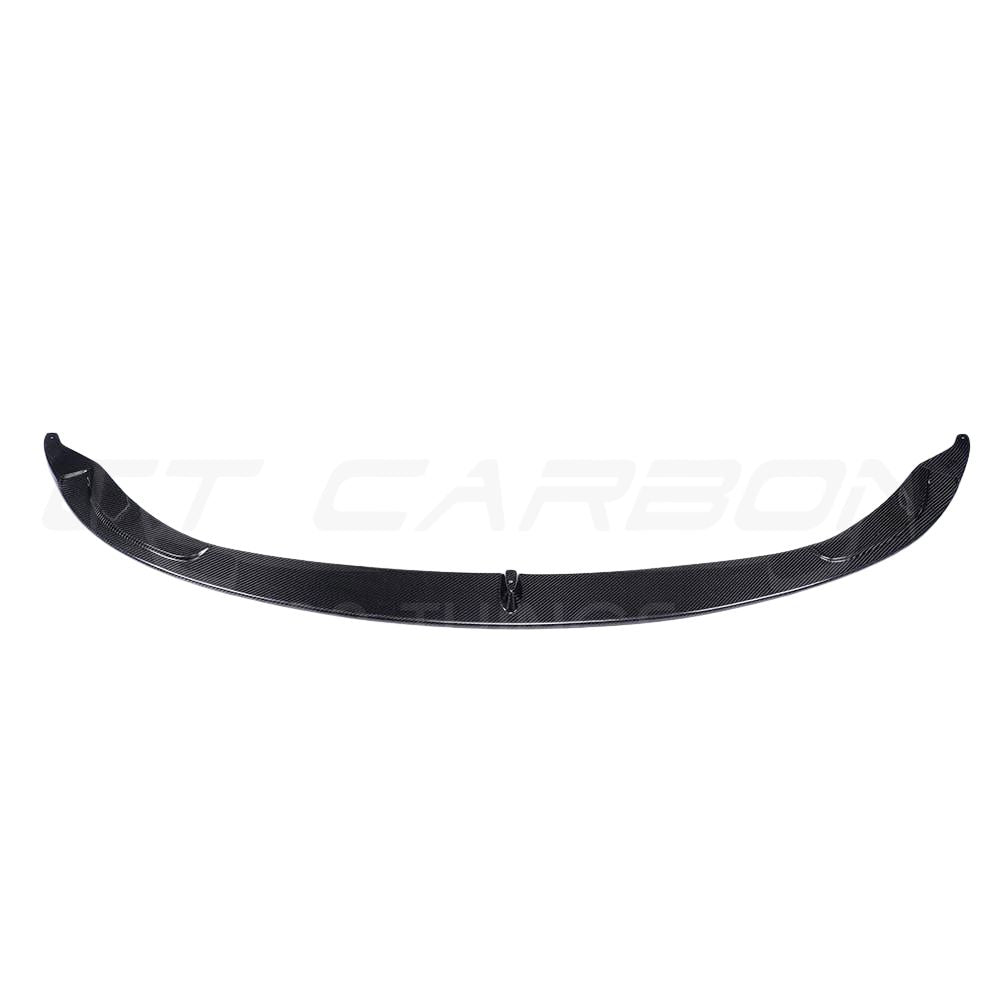 BMW M3/M4 (F80 F82 F83) CARBON FIBRE SPLITTER (NO CANARDS) - MP STYLE-Splitter-CT CARBON-CT Carbon - High-quality carbon fiber and gloss black aerodynamic parts for premium sports and luxury vehicles.
