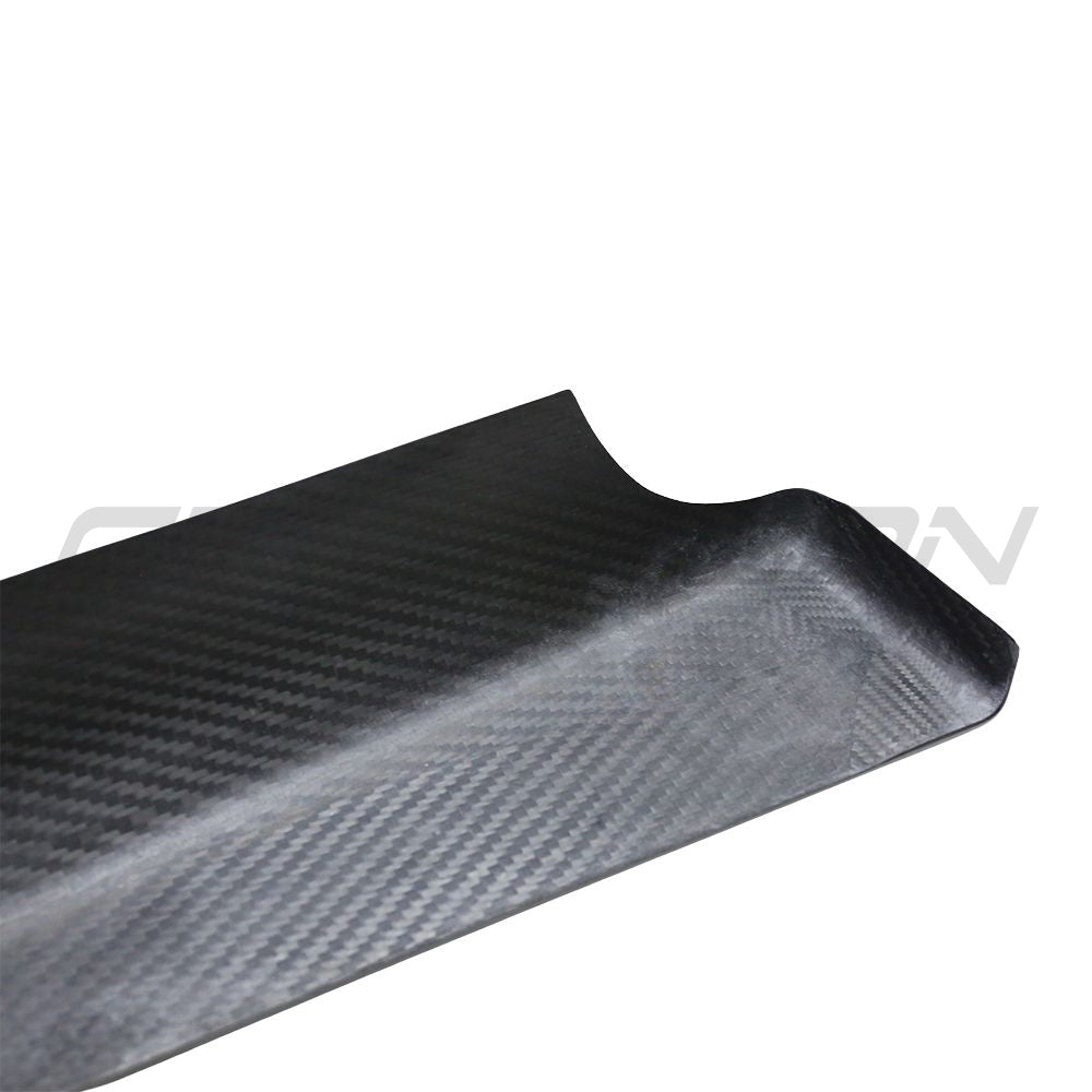 TESLA MODEL 3 2017-2023 CARBON FIBRE INTERIOR DOOR PANEL TRIM ADD ON-Accessories-CT CARBON-CT Carbon - High-quality carbon fiber and gloss black aerodynamic parts for premium sports and luxury vehicles.
