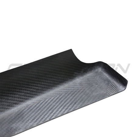 TESLA MODEL 3 2017-2023 CARBON FIBRE INTERIOR DOOR PANEL TRIM ADD ON-Accessories-CT CARBON-CT Carbon - High-quality carbon fiber and gloss black aerodynamic parts for premium sports and luxury vehicles.