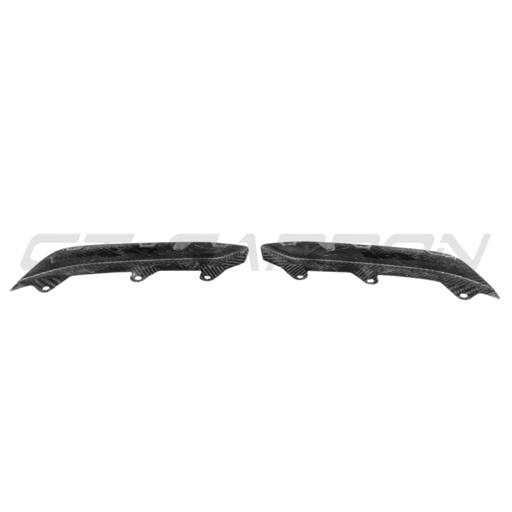 BMW M8 F91/F92/F93 2019+ CARBON FIBRE LOWER FRONT BUMPER TRIM-Accessories-CT CARBON-CT Carbon - High-quality carbon fiber and gloss black aerodynamic parts for premium sports and luxury vehicles.