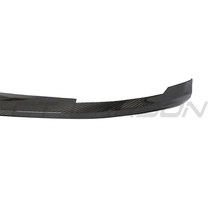 PORSCHE TAYCAN / TAYCAN 4 / TAYCAN 4S / TAYCAN GTS 2019+ CARBON FIBRE SPLITTER-Splitter-CT CARBON-CT Carbon - High-quality carbon fiber and gloss black aerodynamic parts for premium sports and luxury vehicles.