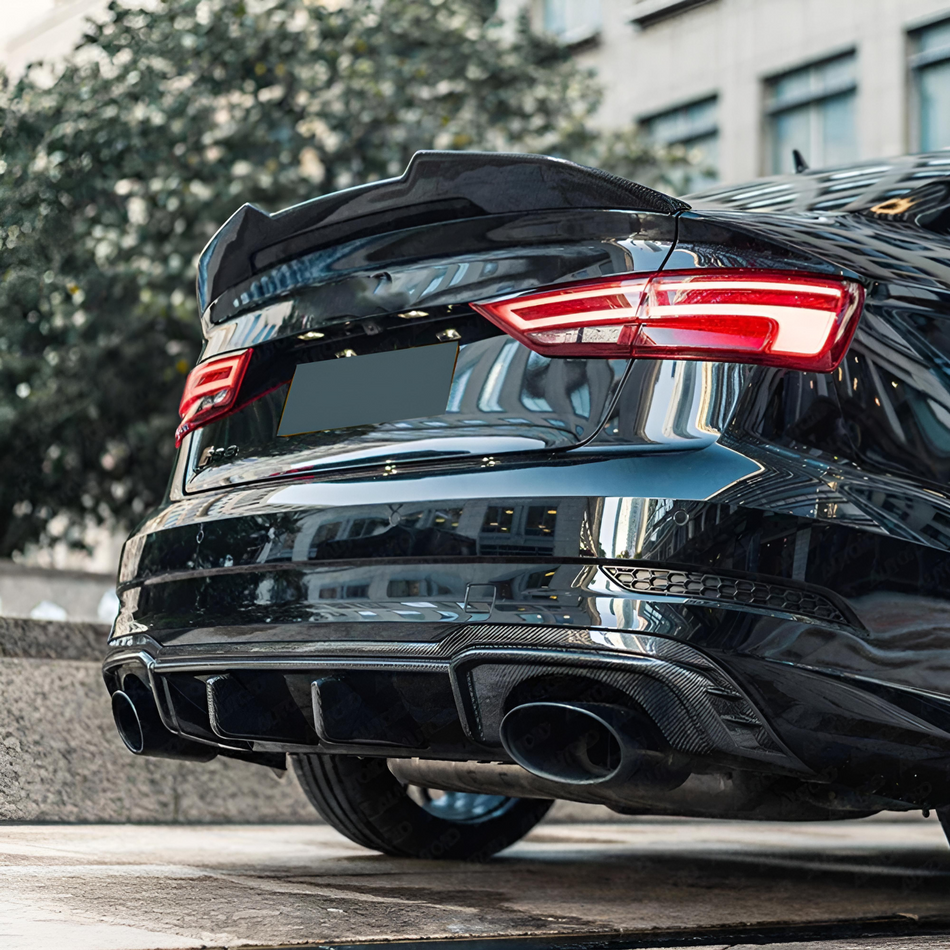 Audi RS3 8V.5 Carbon Fiber Rear Diffuser V2