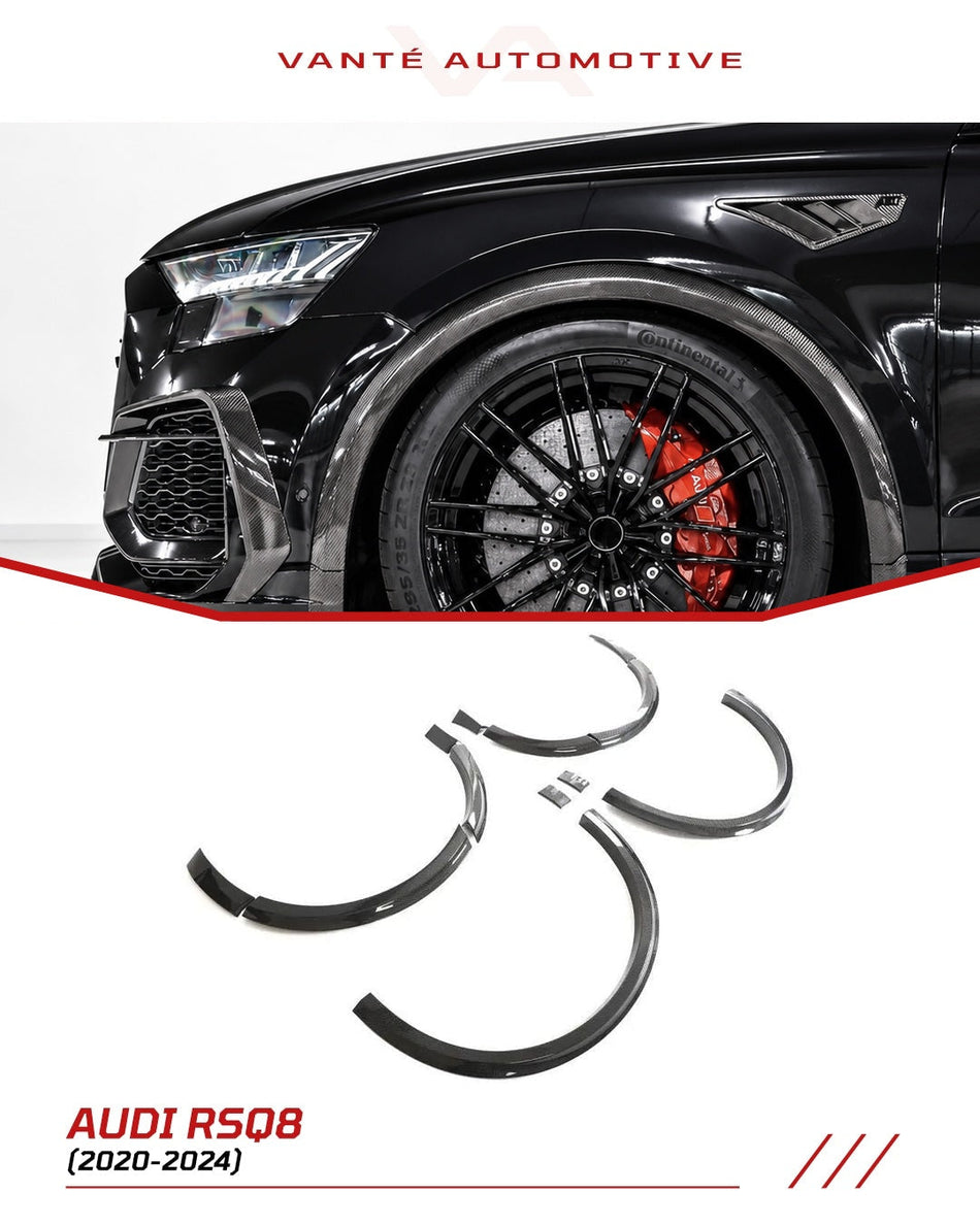 Audi RSQ8 4M Carbon Fiber Wheel Arch Trims