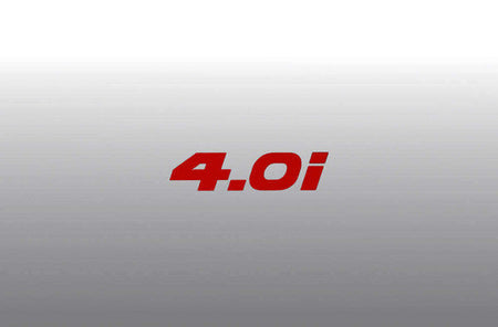 AC Schnitzer type designation emblem film 4.0i red (511420410)