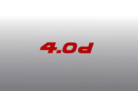 AC Schnitzer type designation emblem film 4.0d red (511420420)