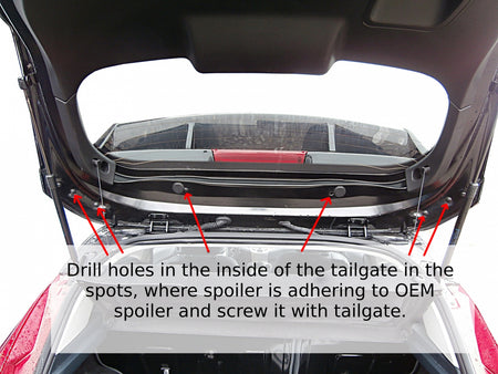 Roof Spoiler (Focus RS Look) Ford Fiesta Mk7