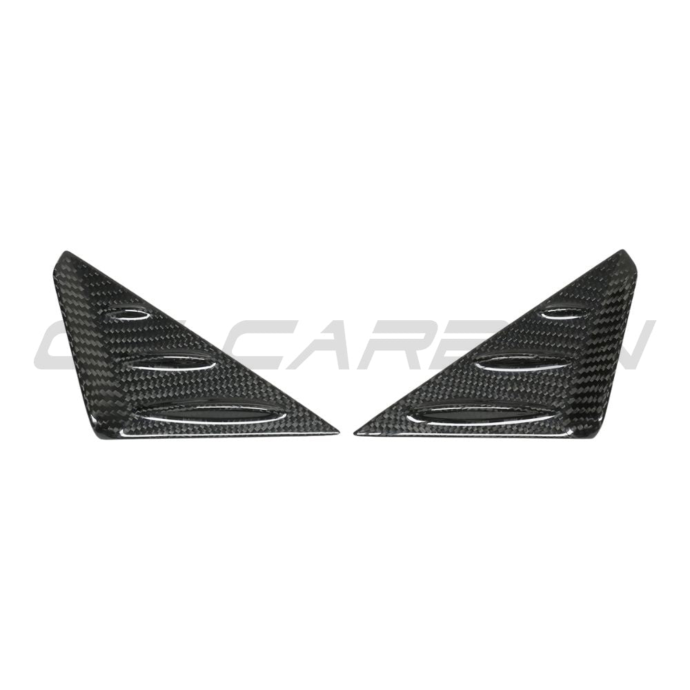 PORSCHE 911 & CAYMAN CARBON FIBRE A PILLAR TRIM-Accessories-CT CARBON-CT Carbon - High-quality carbon fiber and gloss black aerodynamic parts for premium sports and luxury vehicles.