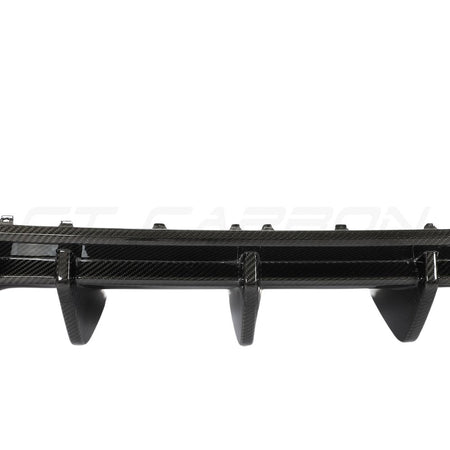 AUDI RS3 8Y 2022-2024 SALOON CARBON FIBRE DIFFUSER - CT DESIGN-Diffuser-CT CARBON-CT Carbon - High-quality carbon fiber and gloss black aerodynamic parts for premium sports and luxury vehicles.
