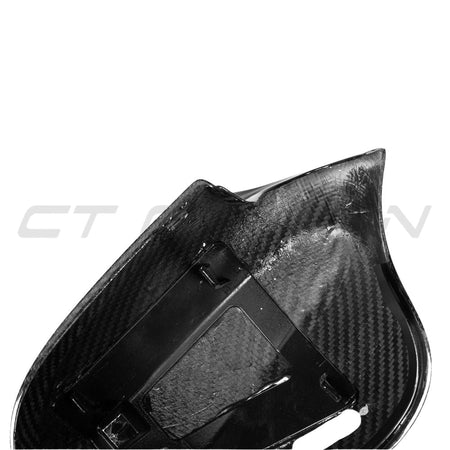 BMW 3 SERIES E92 LCI CARBON FIBRE MIRROR COVER - OEM STYLE-Accessories-CT CARBON-CT Carbon - High-quality carbon fiber and gloss black aerodynamic parts for premium sports and luxury vehicles.