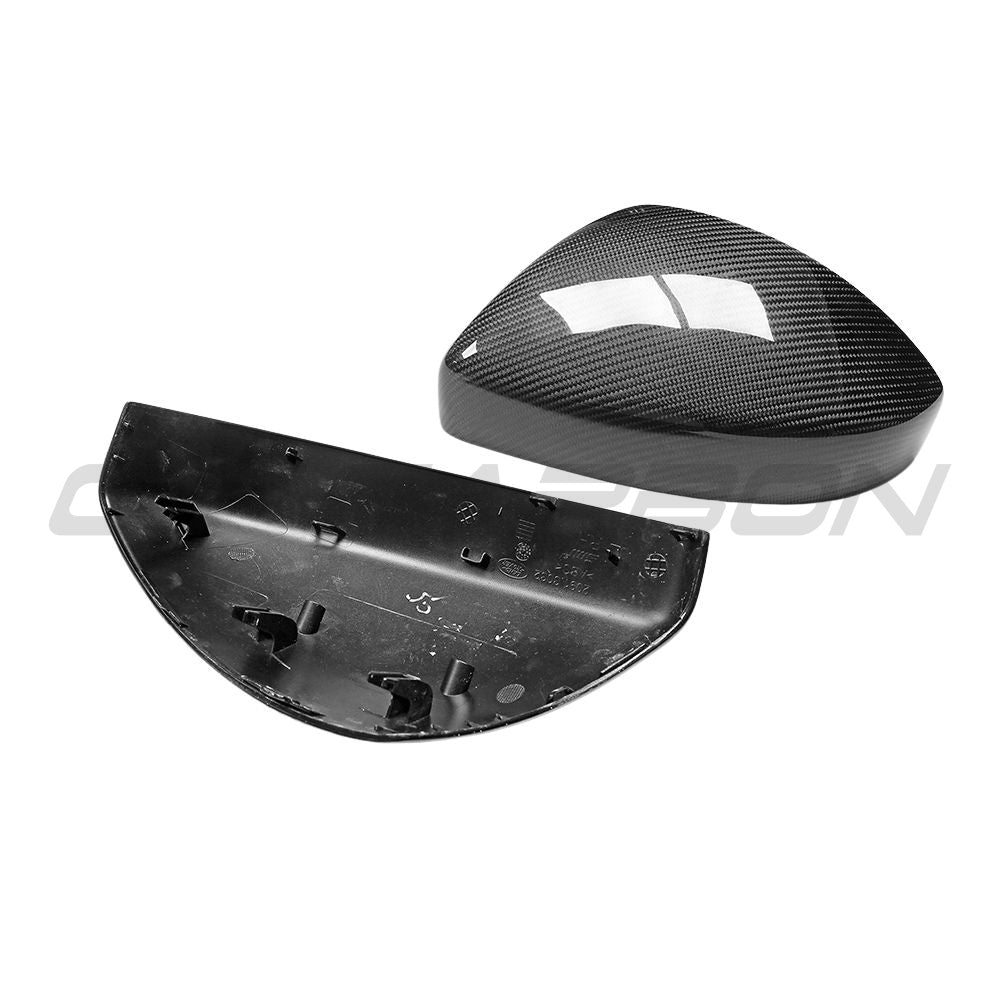 LAND ROVER EVOQUE L538 2014-2021 CARBON FIBRE MIRRORS-Accessories-CT CARBON-CT Carbon - High-quality carbon fiber and gloss black aerodynamic parts for premium sports and luxury vehicles.