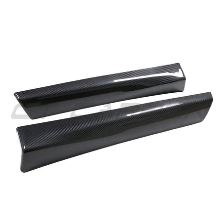 TESLA MODEL 3 2017-2023 CARBON FIBRE INTERIOR DOOR PANEL TRIM ADD ON-Accessories-CT CARBON-CT Carbon - High-quality carbon fiber and gloss black aerodynamic parts for premium sports and luxury vehicles.