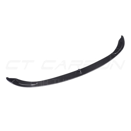 BMW M3/M4 (F80 F82 F83) CARBON FIBRE SPLITTER (NO CANARDS) - MP STYLE-Splitter-CT CARBON-CT Carbon - High-quality carbon fiber and gloss black aerodynamic parts for premium sports and luxury vehicles.