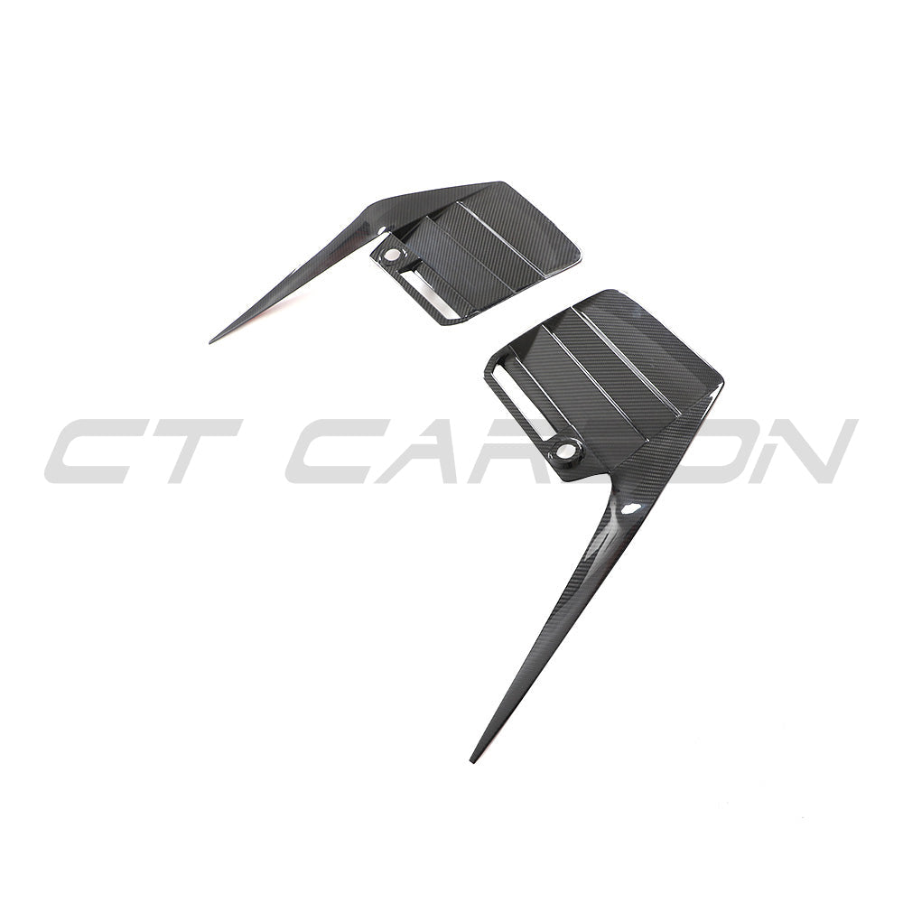 BMW G87 M2 2023+ CARBON FIBRE REAR BUMPER TRIM - V2-Accessories-CT CARBON-CT Carbon - High-quality carbon fiber and gloss black aerodynamic parts for premium sports and luxury vehicles.