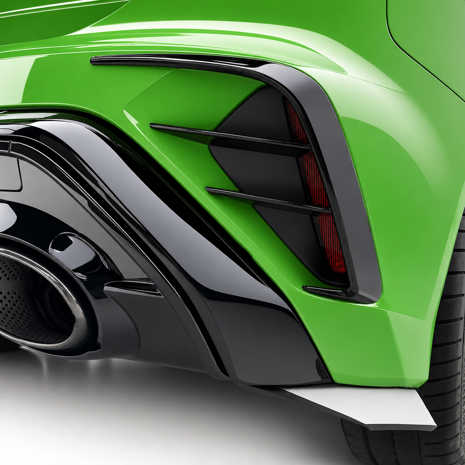 Audi A3/S3/RS3 8Y 2025 Rear Bumper Splitter Diffuser