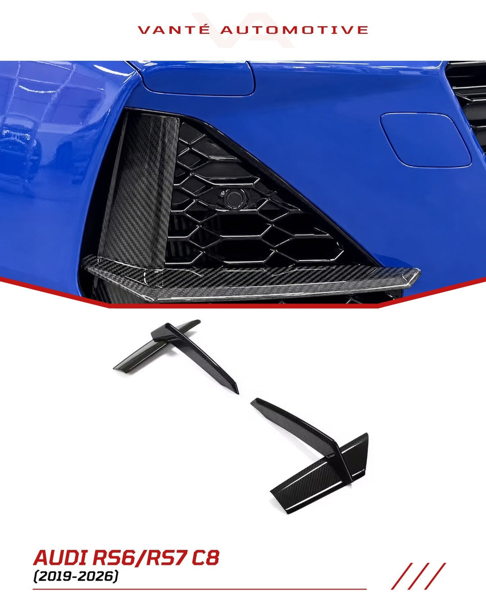 Audi RS6/RS7 C8 Front Vent Wings/Canards
