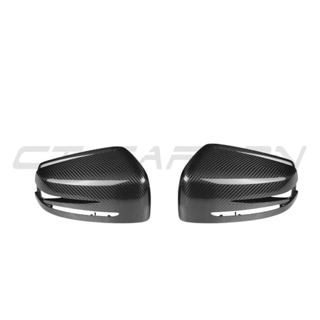 BMW G Class W463 CARBON FIBRE MIRROR COVER - OEM STYLE-Accessories-CT CARBON-CT Carbon - High-quality carbon fiber and gloss black aerodynamic parts for premium sports and luxury vehicles.