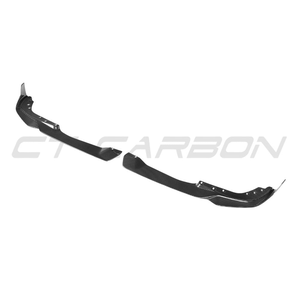 BMW 3 SERIES G20/G21 CARBON FIBRE SPLITTER - MP-Splitter-CT CARBON-CT Carbon - High-quality carbon fiber and gloss black aerodynamic parts for premium sports and luxury vehicles.