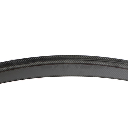 TESLA MODEL 3 2023+ CARBON FIBRE SPOILER - V2-Spoiler-CT CARBON-CT Carbon - High-quality carbon fiber and gloss black aerodynamic parts for premium sports and luxury vehicles.