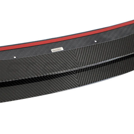 PORSCHE TAYCAN / TAYCAN 4 / TAYCAN 4S / TAYCAN GTS 2019+ CARBON FIBRE SPLITTER-Splitter-CT CARBON-CT Carbon - High-quality carbon fiber and gloss black aerodynamic parts for premium sports and luxury vehicles.