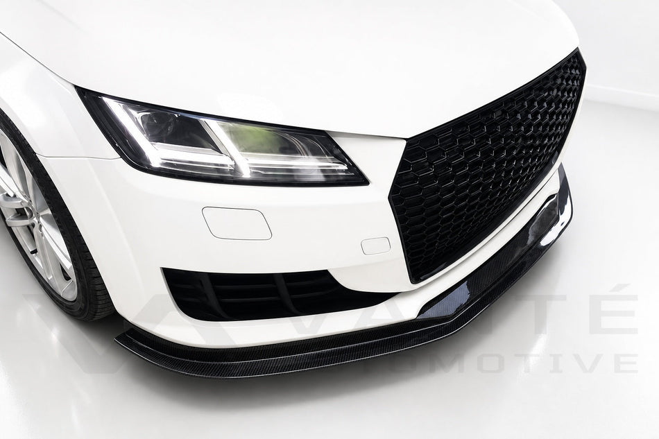 Audi TT 8S Carbon Fiber Front Splitter Lip V2