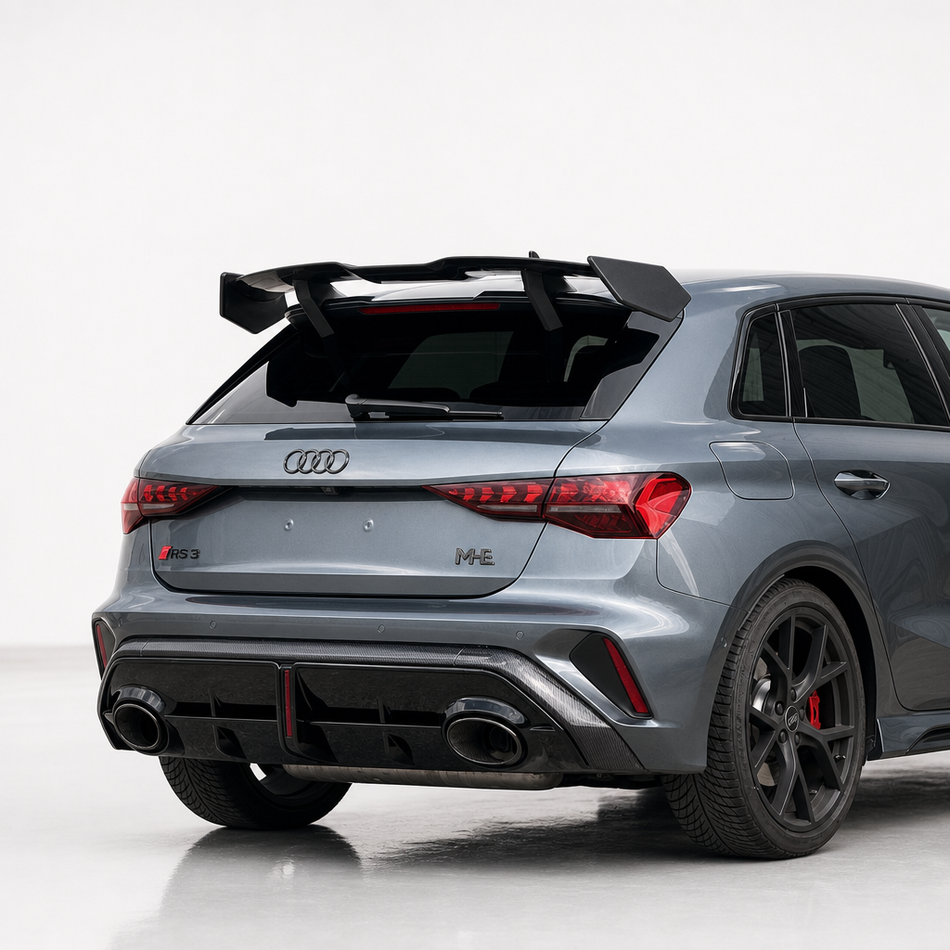 Audi A3/S3/RS3 8Y Rear Wing Spoiler Carbon Fibre