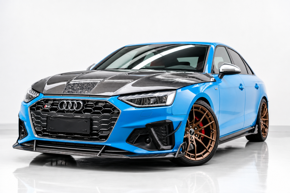 Audi A4 S-Line / S4 B9.5 Carbon Fibre Front Bumper Canards