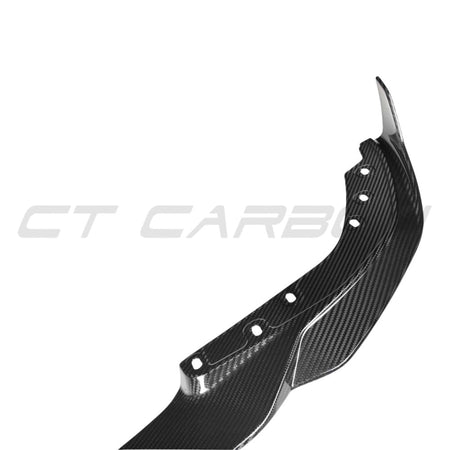 BMW 3 SERIES G20/G21 CARBON FIBRE SPLITTER - MP-Splitter-CT CARBON-CT Carbon - High-quality carbon fiber and gloss black aerodynamic parts for premium sports and luxury vehicles.