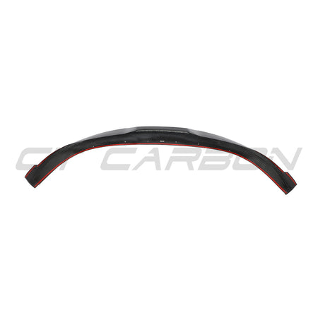 PORSCHE TAYCAN / TAYCAN 4 / TAYCAN 4S / TAYCAN GTS 2019+ CARBON FIBRE SPLITTER-Splitter-CT CARBON-CT Carbon - High-quality carbon fiber and gloss black aerodynamic parts for premium sports and luxury vehicles.