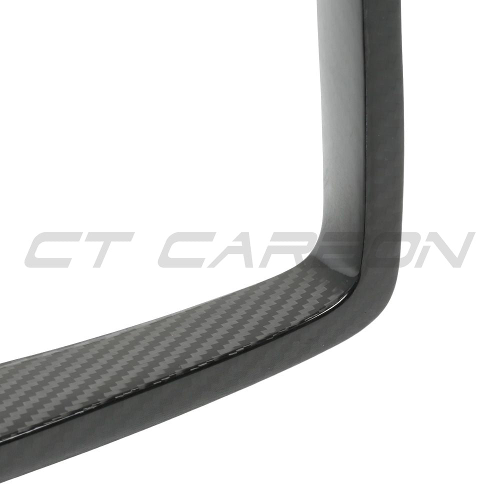 BMW X3M/X4M F97/F98 LCI 2022+ CARBON FIBRE FRONT BUMPER MIDDLE TRIM-Accessories-CT CARBON-CT Carbon - High-quality carbon fiber and gloss black aerodynamic parts for premium sports and luxury vehicles.