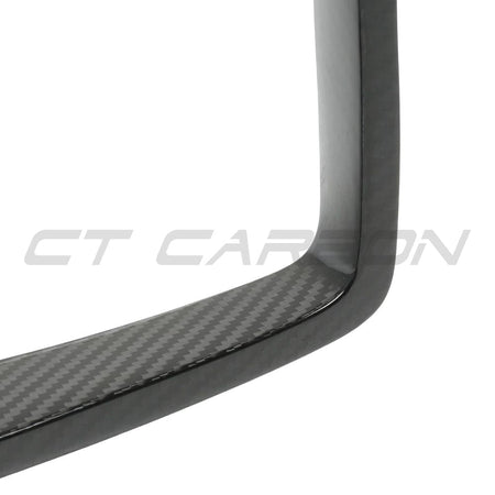 BMW X3M/X4M F97/F98 LCI 2022+ CARBON FIBRE FRONT BUMPER MIDDLE TRIM-Accessories-CT CARBON-CT Carbon - High-quality carbon fiber and gloss black aerodynamic parts for premium sports and luxury vehicles.