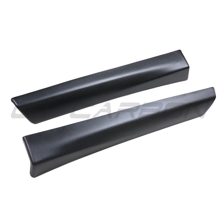 TESLA MODEL 3 2017-2023 CARBON FIBRE INTERIOR DOOR PANEL TRIM ADD ON-Accessories-CT CARBON-CT Carbon - High-quality carbon fiber and gloss black aerodynamic parts for premium sports and luxury vehicles.