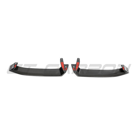 BMW 5 SERIES & i5 G60/G61 2024+ CARBON FIBRE SPLITTER-Splitter-CT CARBON-CT Carbon - High-quality carbon fiber and gloss black aerodynamic parts for premium sports and luxury vehicles.