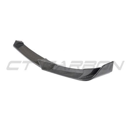 BMW X3M/X4M F97/F98 LCI 2022+ CARBON FIBRE SPLITTER-Splitter-CT CARBON-CT Carbon - High-quality carbon fiber and gloss black aerodynamic parts for premium sports and luxury vehicles.