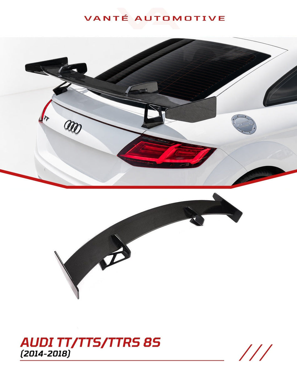 Audi TT/TTS/TTRS 8S Carbon Fiber Rear Wing Spoiler Sport