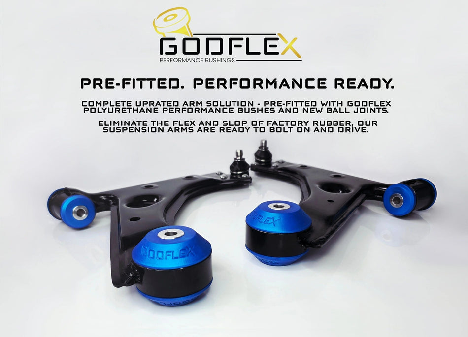 Fiat Grande Punto Inc. Abarth Models (2005-2009) Uprated Pre-Bushed Front Suspension Arms